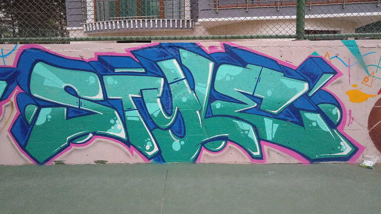 style graffiti detail
