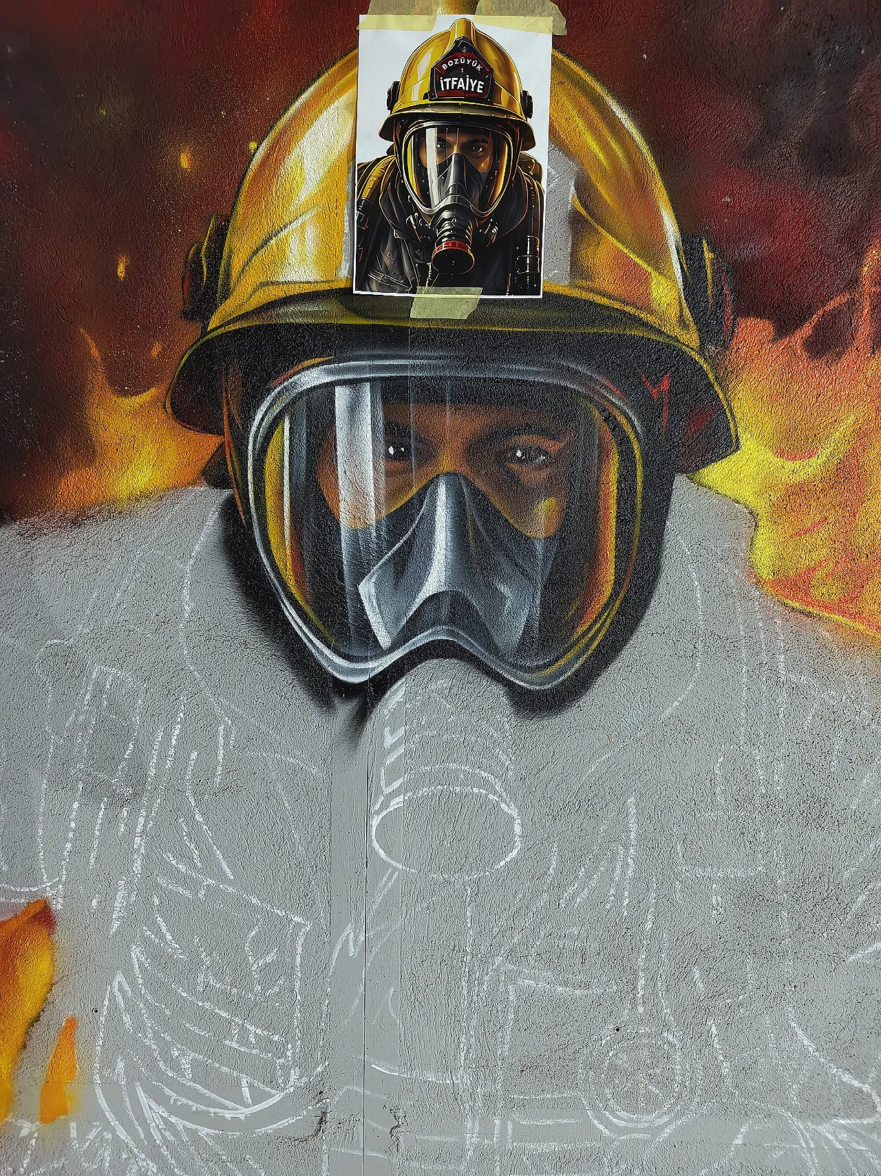 Bozüyük İtfaiye Graffiti