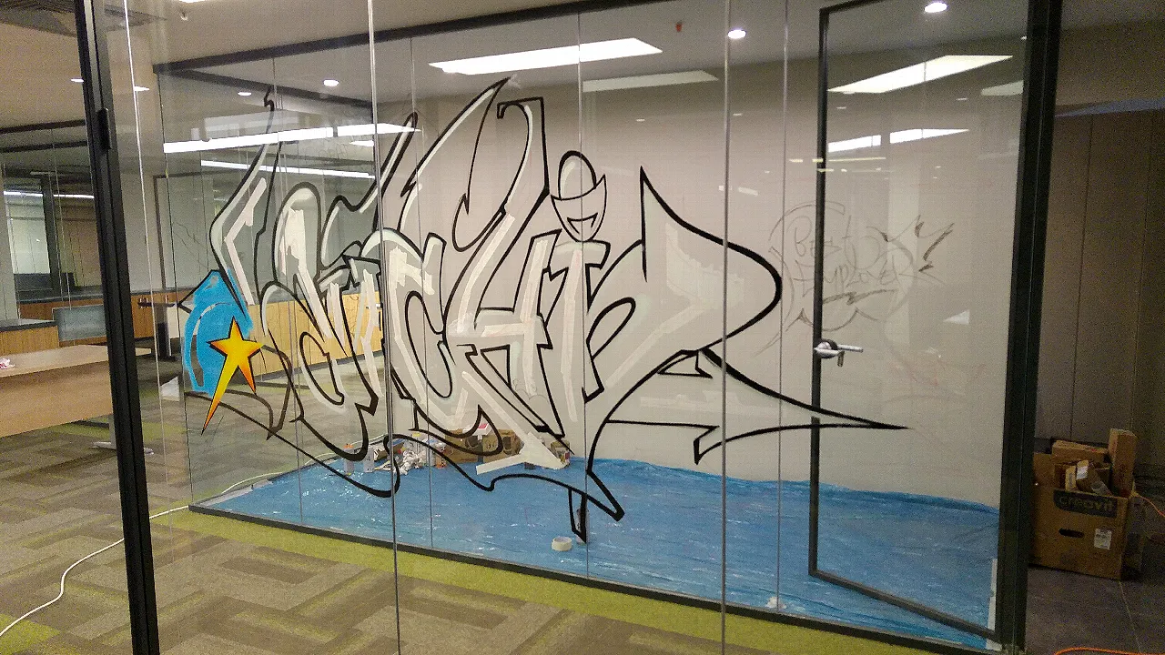 Daiichi Sankyo Pharmaceutical Office Graffiti