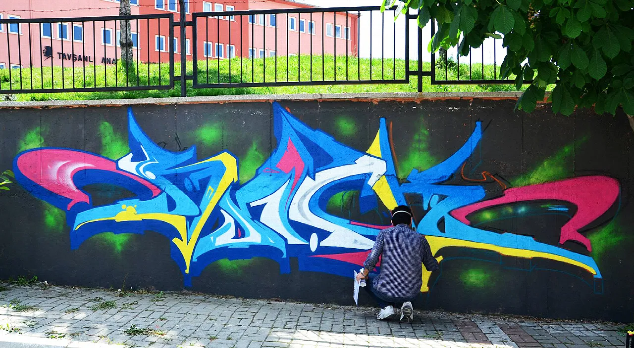 graffiti making of