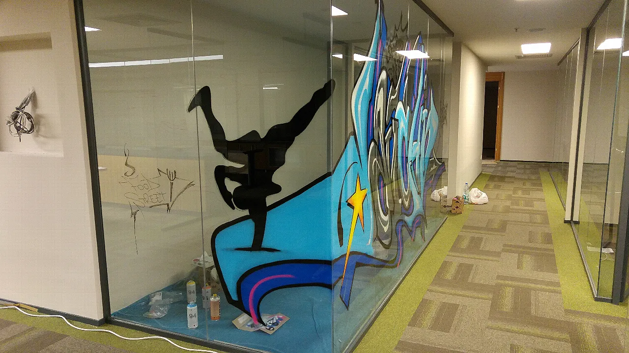 Daiichi Sankyo Pharmaceutical Office Graffiti