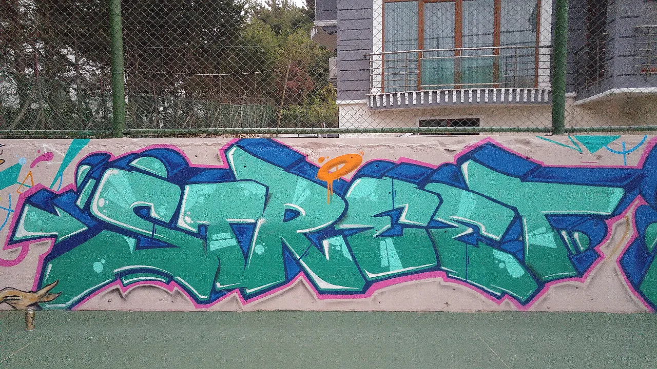 street graffiti detail