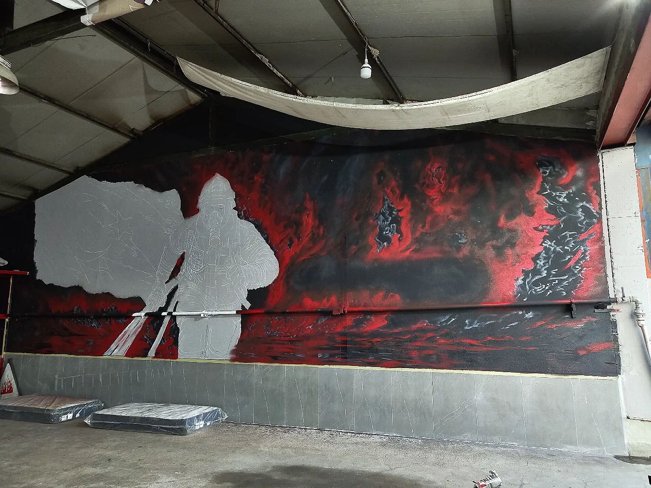 Bozüyük İtfaiye Graffiti