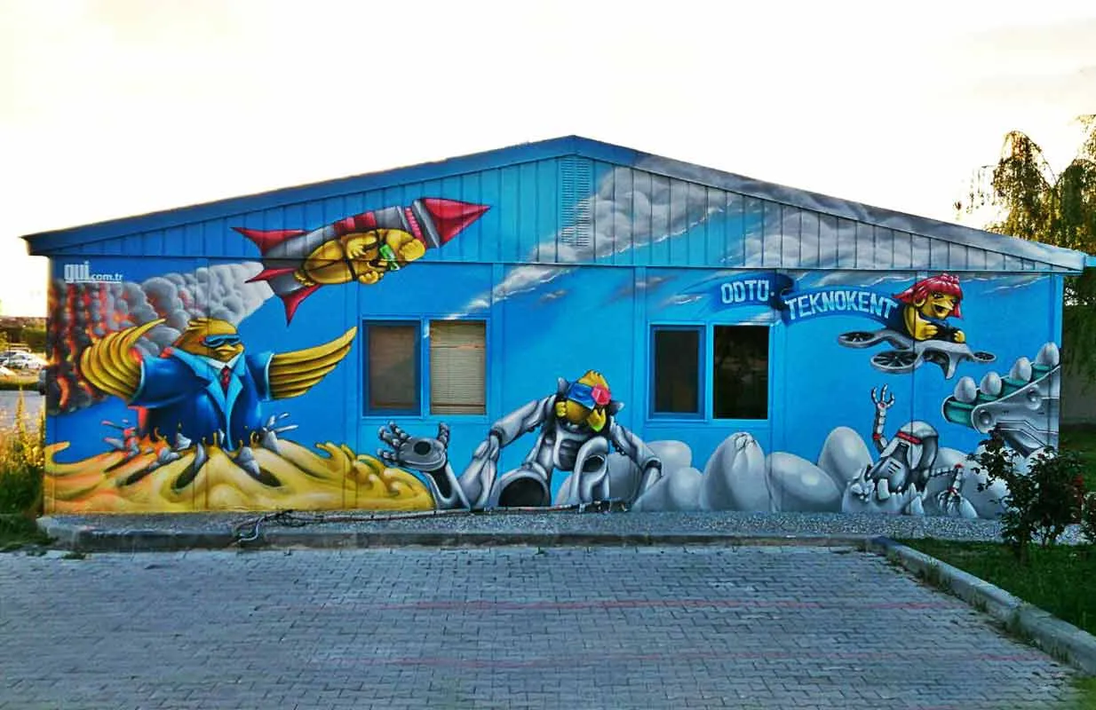 METU Technopark Graffiti