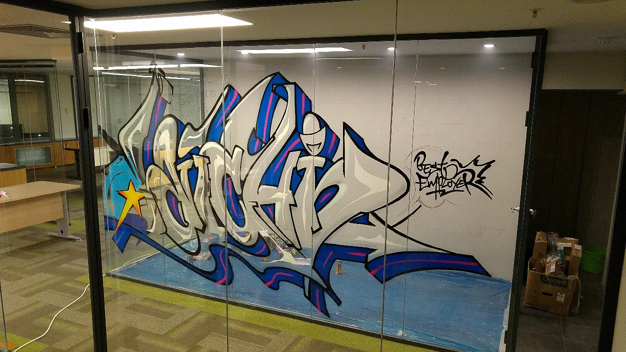 Daiichi Sankyo Pharmaceutical Office Graffiti