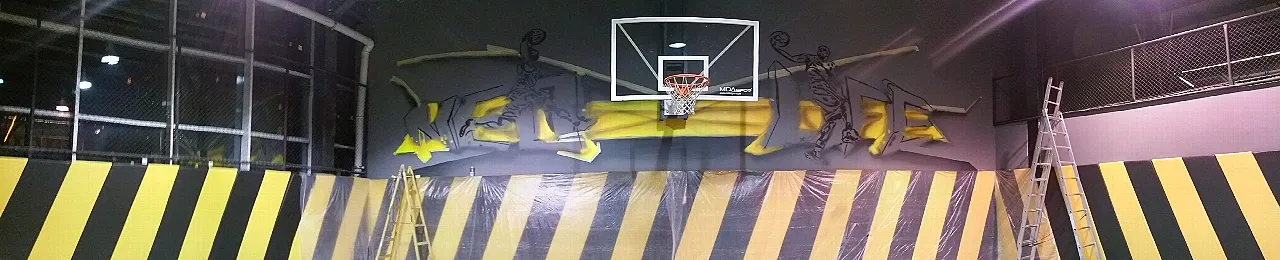 Indoor graffiti creation process